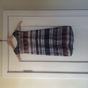 Prana Racerback High Neck Tank Top Womens Size M Stetch, Southwest Pattern